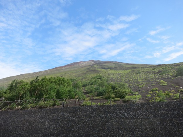 登山１日目（新五合目で登山準備）
