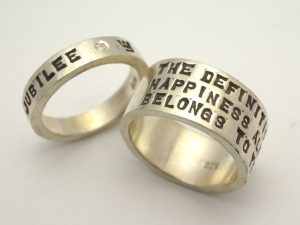 刻印大シルバーのペアリング