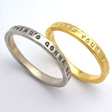 二人の想いが刻めるペアリング